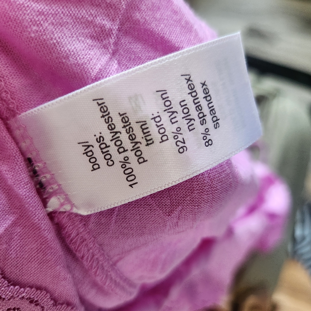 Maurices Lavender Lace Cami Top Size L Euc - Picture 5 of 5